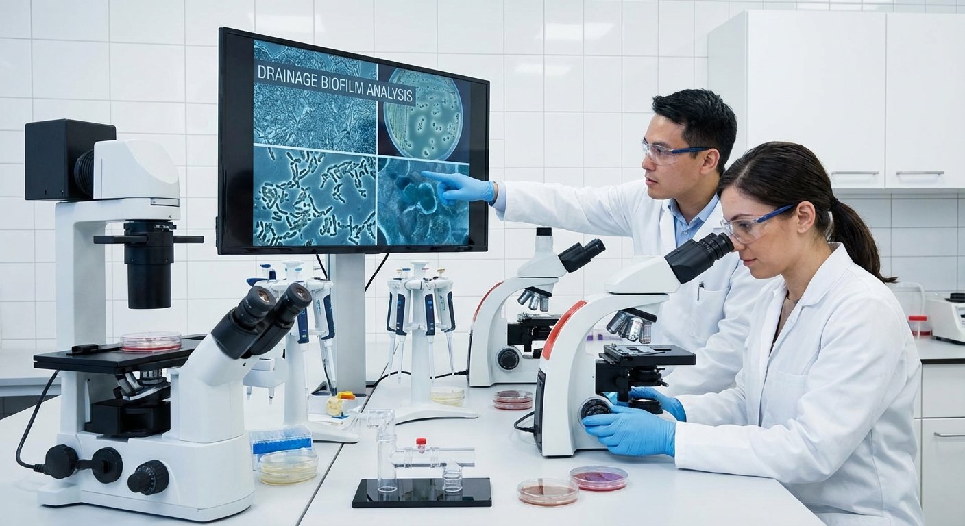 Kanalizācijas baktēriju darbības izpēte laboratorijā