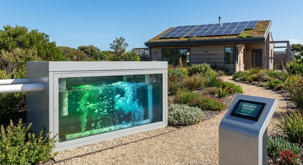 Bioloģiskas baktērijas septiskajā tvertnē ekoloģiskā vidē